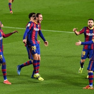 sofascore-【西甲】梅西双响 格子明格萨破门 巴萨4比1韦斯卡